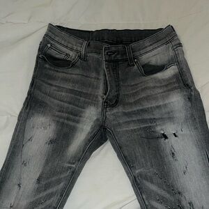 MNML Grey Skinny Denim - Size 30